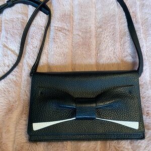 New Kate Spade New York Eden Lane Jacinda Leather Crossbody Bag - Black